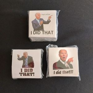 300 Joe Biden I DID THAT Sticker Funny Humor Holiday Gift Idea